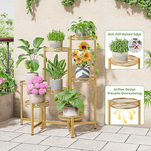 Plant Stand Indoor (GoldFlower / 7-tiers)