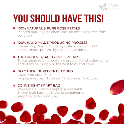 Premium 16oz Dried Rose Petals (16oz)