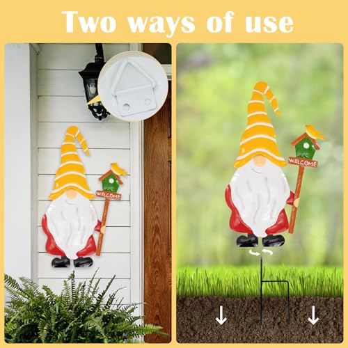 Garden Gnome Decorative Stake (Gnomes（yellow）)