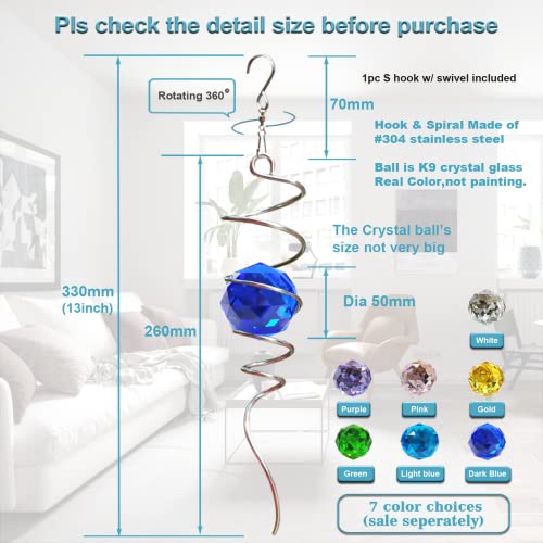 Gazing Ball Spiral Tail (15)