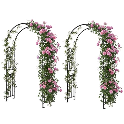 Moccha Garden Arch Arbor Trellis (47" x 17.5" x 86")