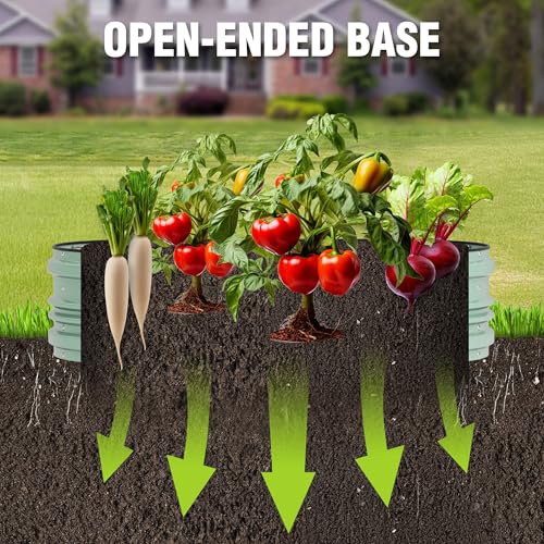 2PK 4x2x1ft Galvanized Raised Garden Bed Set (Light Green / 4x2x1ft(2PK))