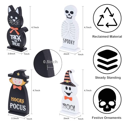 Halloween Decorations Indoor (Halloween - Ghost, Cat, Skull, Witch)