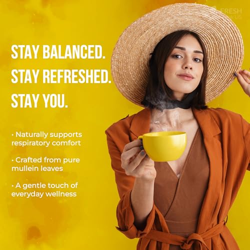 Premium 80 Mullein Leaf Tea Bags (80 Tea Bags)