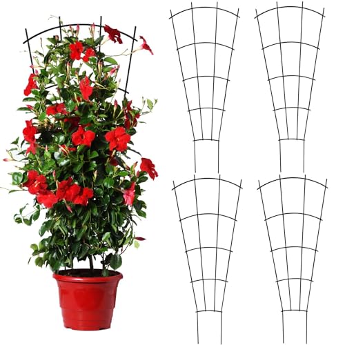 32" Metal Plant Trellis for Climbing Plants Support