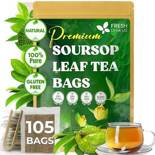 Premium 105 Bags Soursop Graviola Leaf Tea (105 Tea Bag)
