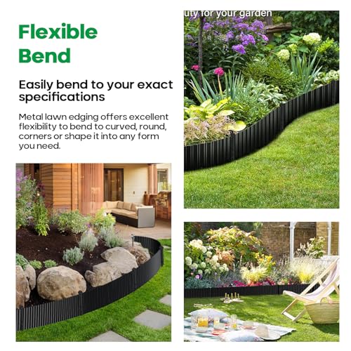 Corrugated Metal Garden Edging 6" x 20Ft