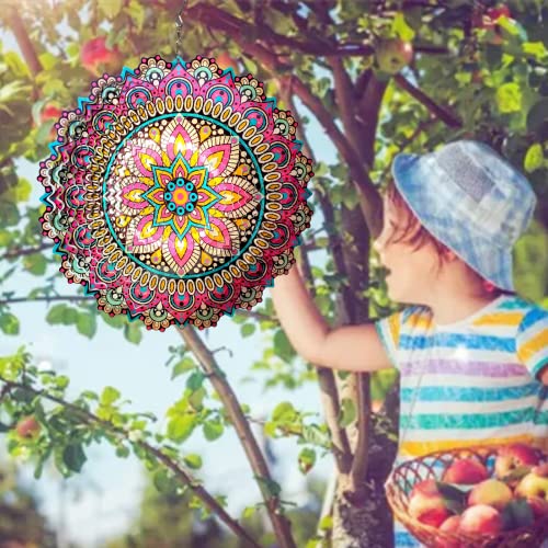 Mandala Blossom Wind Spinner