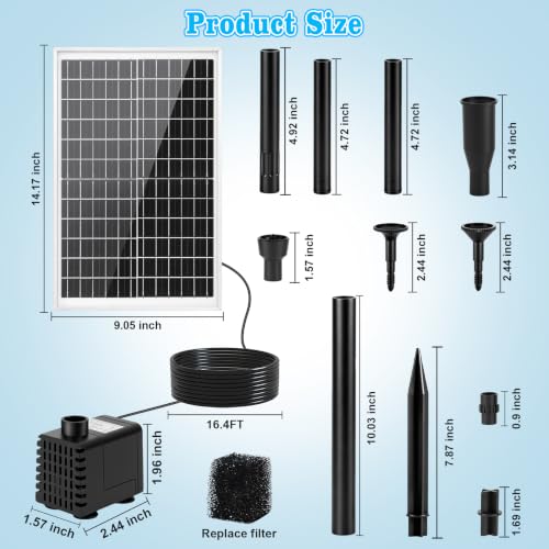 20W Solar Fountain Pump (20w Solar Fountain Pump)