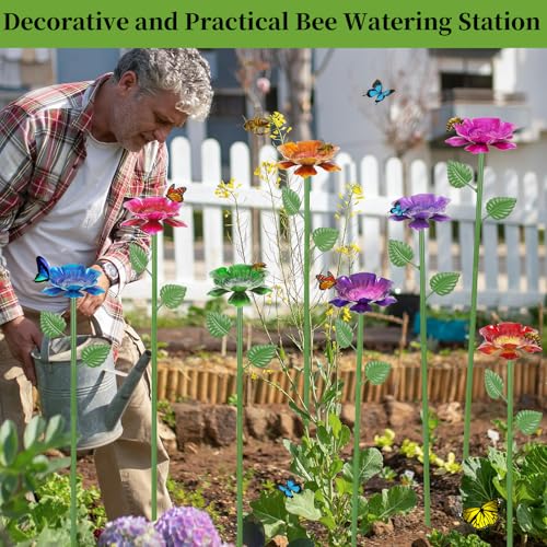 8 Pack Bee Watering Station (New-flower 8-Pack)