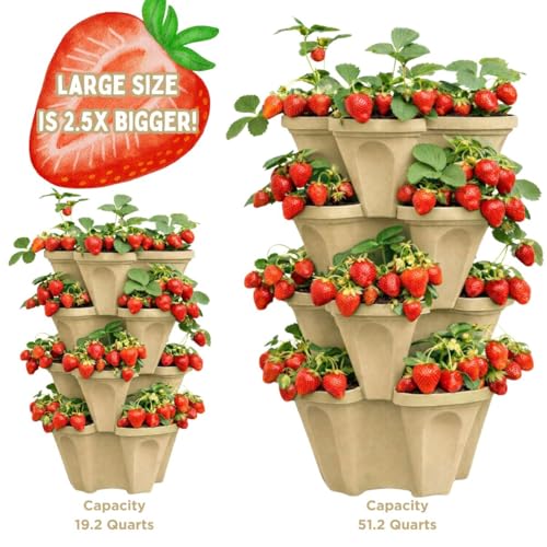 Stackable Vertical Planter Tower (4 Count)