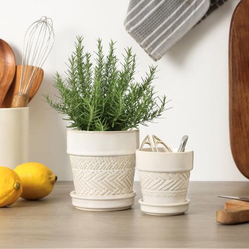 Succulent pots (4inch-beige / Large)