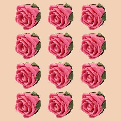 Edible Pink Flamingo Rose Toppers