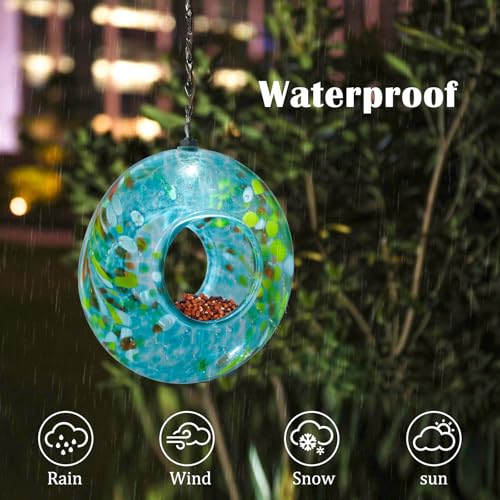 Glass Bird Feeder