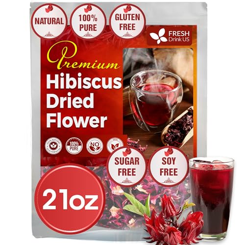 Premium 21oz Hibiscus Dried Flowers (22oz)