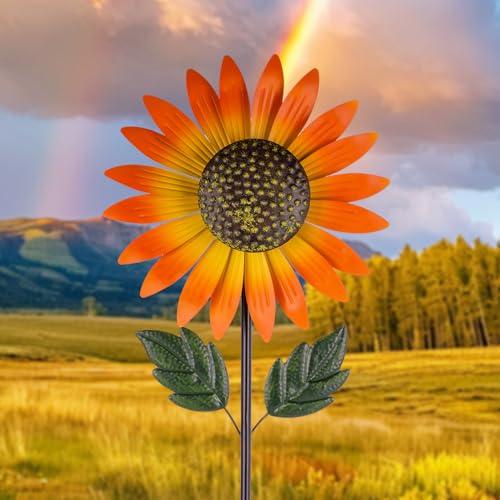 Sunflower Wind Spinner (Sunflower-orange)