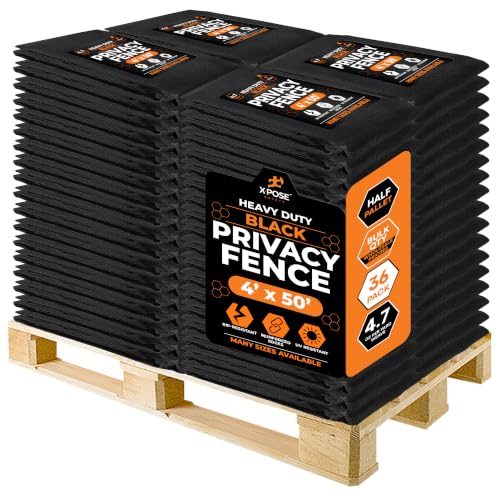Privacy Fence Screen 5’ x 50’ (Black / 5' X 50')