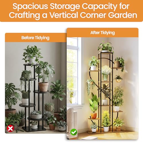 62.2 Plant Stand with Grow Lights