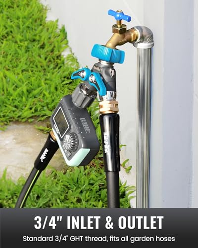 Garden Hose Splitter (Blue)