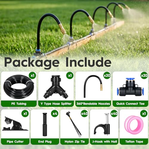 100FT 360° Adjustable Drip Irrigation System (100 FT)