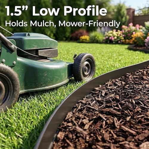 1.5" x40' Landscape Edging Kit with 40 Spikes