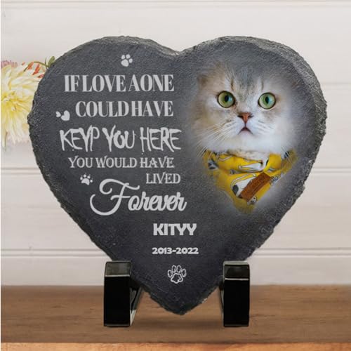 Personalized Photo Garden Stones Customized with 10 Templates Name Date