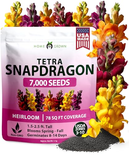 Tetra Snapdragon 7000 Flower Seeds Antirrhinum majus