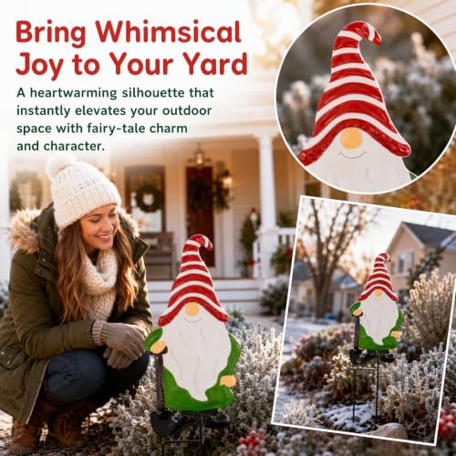 Garden Gnome Decorative Stake (Gnomes（green）)