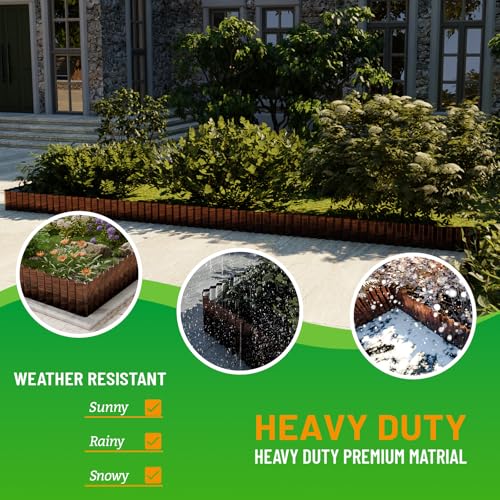 2 Rolls Corrugated Metal Garden Edging (2 Count)
