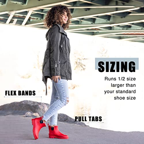 Women's Waterproof Ankle Rain Boots