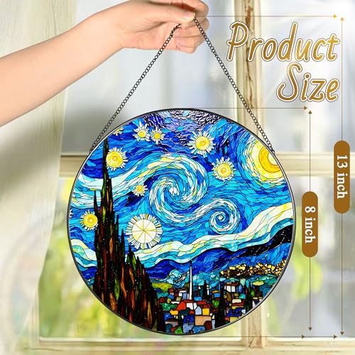 8'' Van Gogh Starry Night Sun Catcher Ornament (Starry Night)