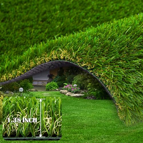Artificial Grass Rug 3 FT x 30 FT Fake Faux Grass (30 Feet)