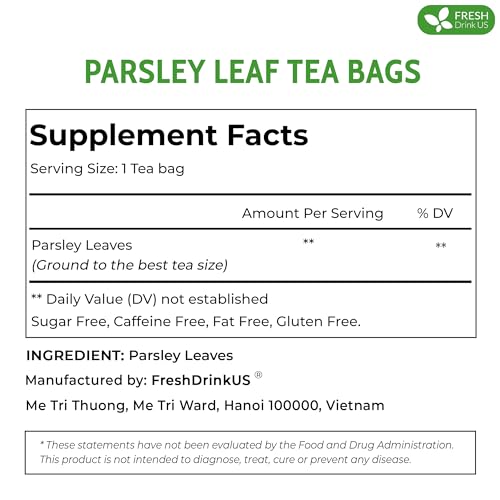 Premium 55 Parsley Leaf Tea Bags (55 Count)