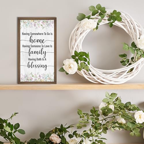 Having Somewhere To Go Is a Home Wooden Box Sign Desk Decor (Having Somewhere To Go Is a Home)