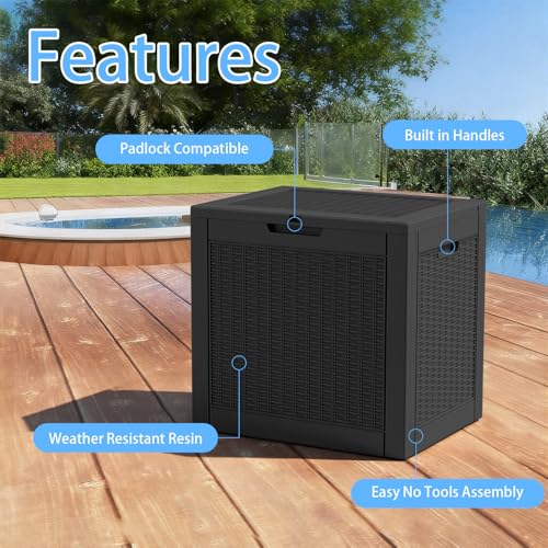 37 Gallon Deck Box (Black / 37 gallon)