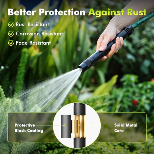 High Pressure Metal Hose Nozzle (M-Black / 3/4 inch)