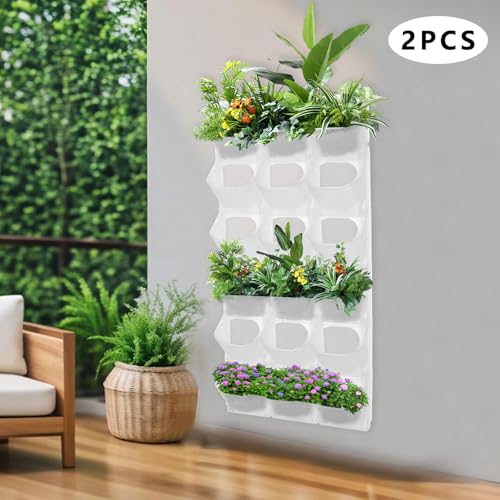 Vertical Wall Planter with 36 Pots