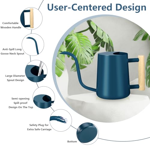 Watering Can Indoor Plants (Dark Blue)