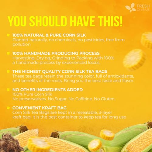 Premium 25 Tea Bags Corn Silk Tea (25 Tea Bags)