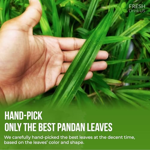 Premium 4.5oz Natural Pandan Leaves Dried (4.5 Ounce (Pack of 1))