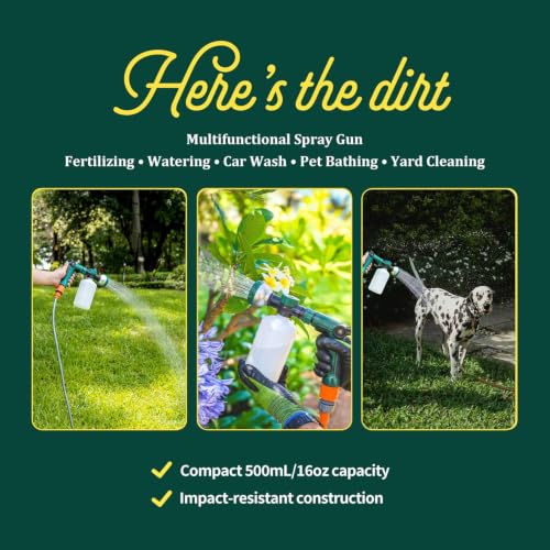 8 Dial Lawn & Garden Sprayer with Quick Connect (Lawn & Garden Feeder Pro (16 oz))