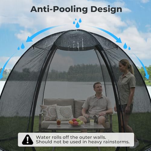 Pop Up Screen House Tent 10x10 FT (10 x 10 x 7 FT)