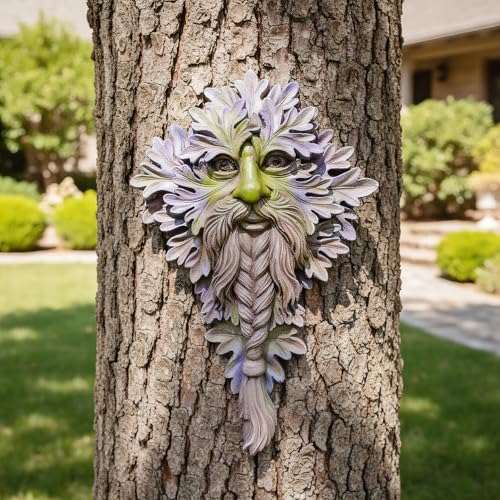 7.9" Real Tree Face Hugger Statue (Purple)