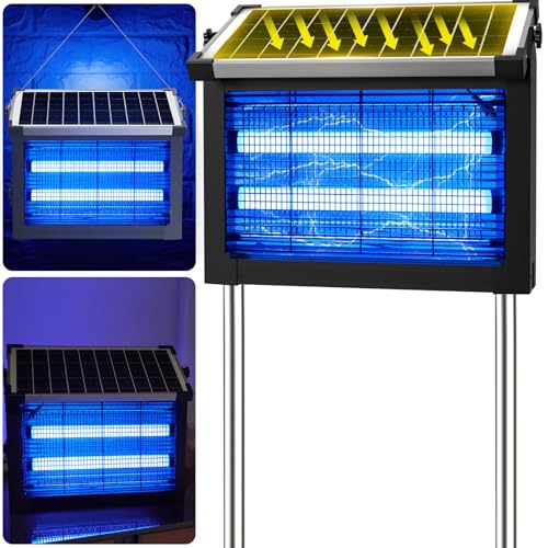 Solar Bug Zapper Outdoor (Gray)