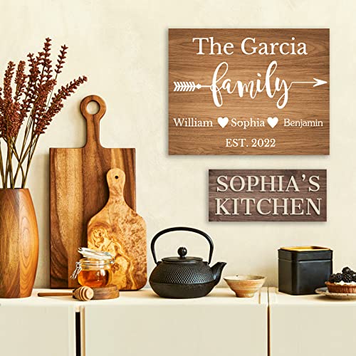 Custom Wood Sign Prsonalized Text Business 3D Home Decor