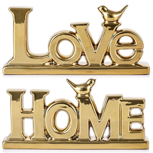 Love Sign Decoration (Gold / 2 Pcs)