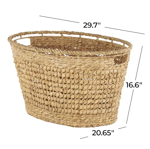 Seagrass Storage Basket (30" x 21" x 17" / Brown)