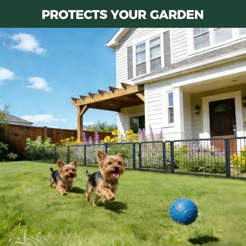 No Dig Garden Fence (Black / 17"H)