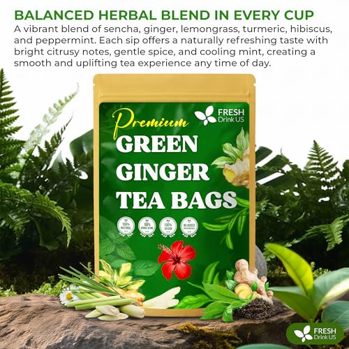 Premium Green Ginger Tea (135 TEA BAGS)