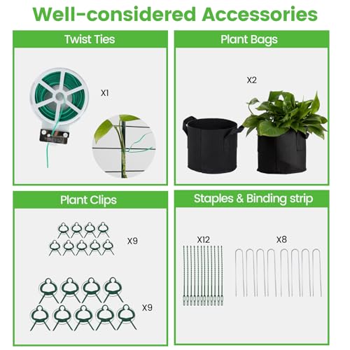 Foldable Cucumber Trellis (46" L x 18" W)